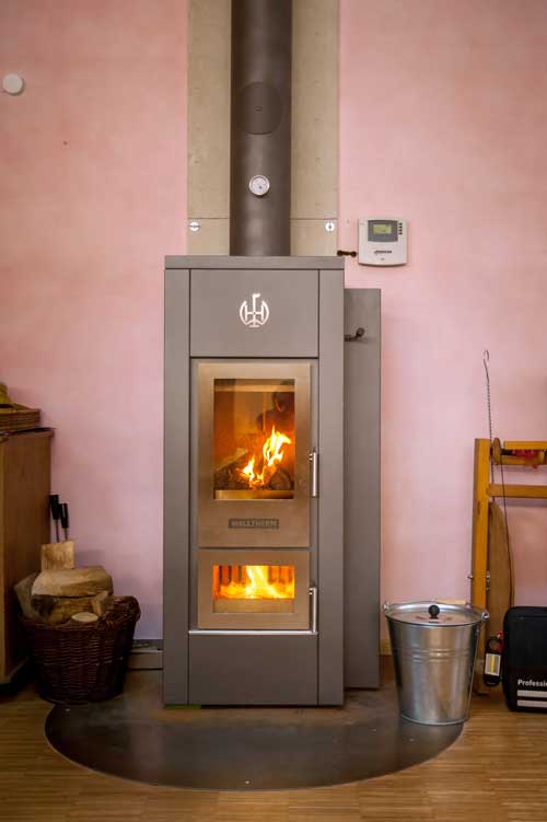 Walltherm in den Räumen der Freien Waldorfschule Kleinmachnow.